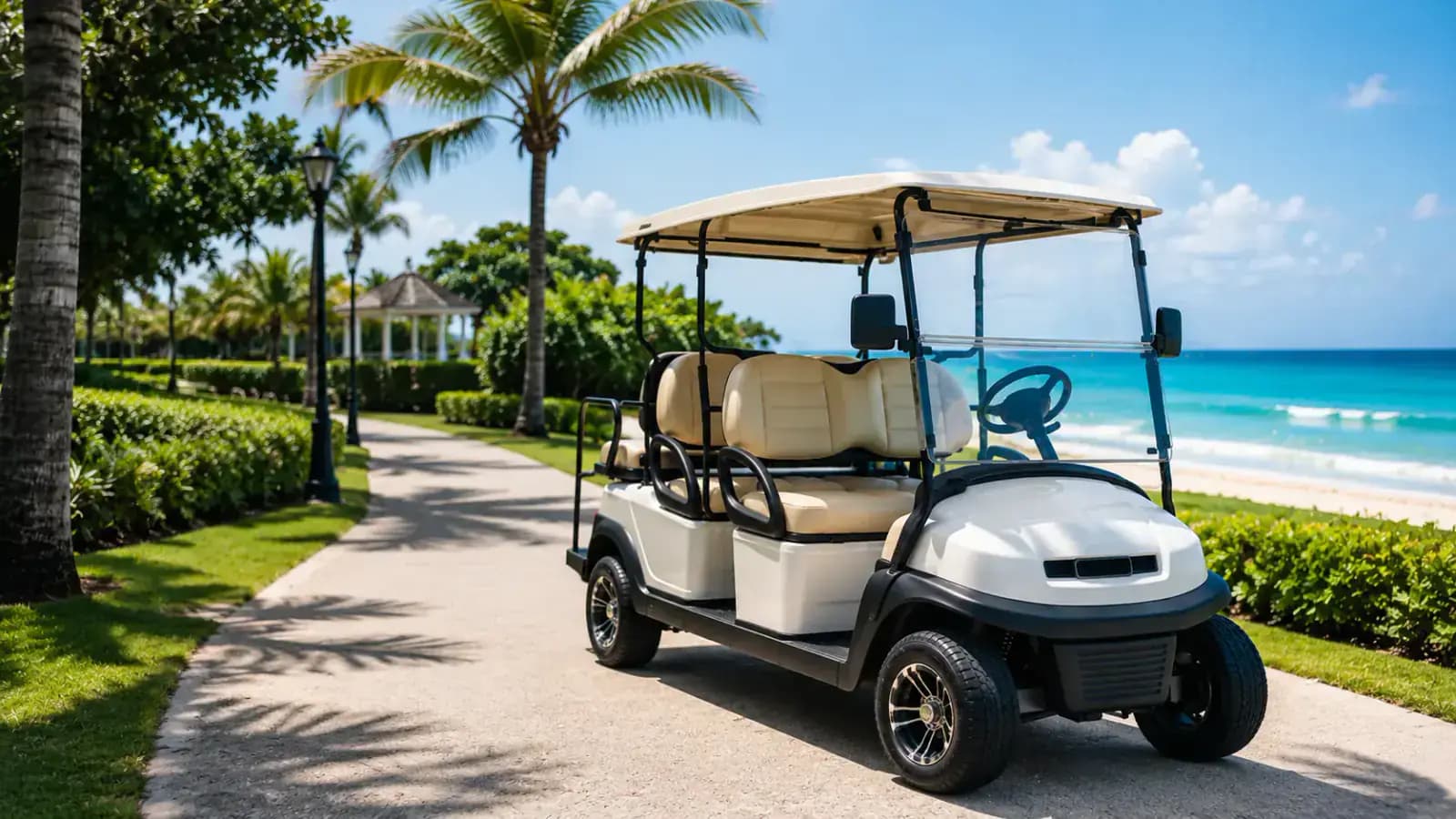 A&H Golf Cart Rentals — contact hero in San Pedro Belize