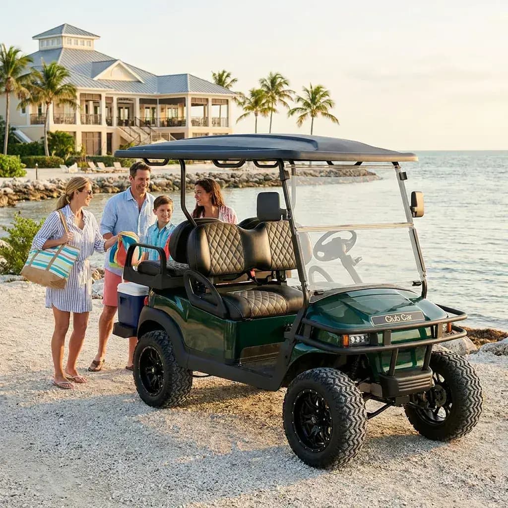 A&H golf cart fleet favourite in San Pedro Belize